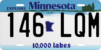 MN license plate 146LQM