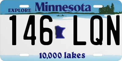 MN license plate 146LQN