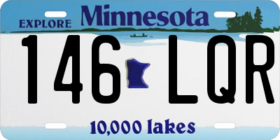 MN license plate 146LQR