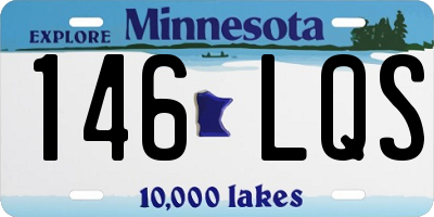MN license plate 146LQS