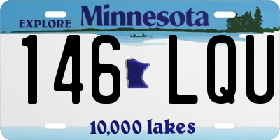 MN license plate 146LQU