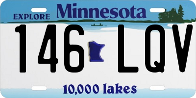 MN license plate 146LQV