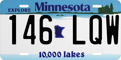 MN license plate 146LQW