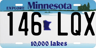 MN license plate 146LQX