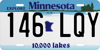 MN license plate 146LQY