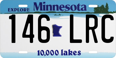 MN license plate 146LRC