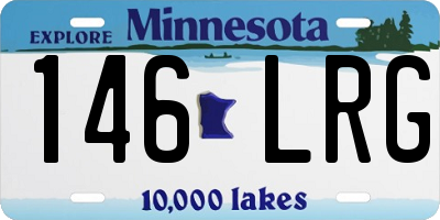 MN license plate 146LRG
