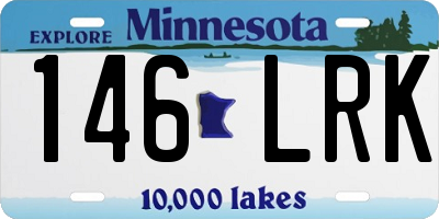MN license plate 146LRK