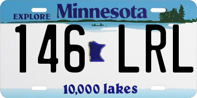 MN license plate 146LRL