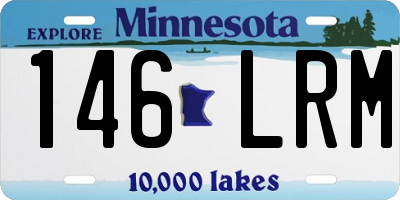 MN license plate 146LRM