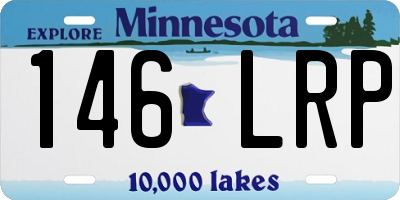 MN license plate 146LRP