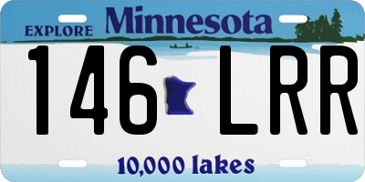 MN license plate 146LRR