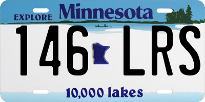 MN license plate 146LRS