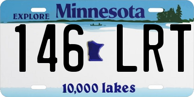 MN license plate 146LRT