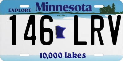 MN license plate 146LRV