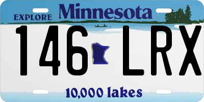 MN license plate 146LRX