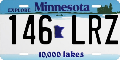 MN license plate 146LRZ