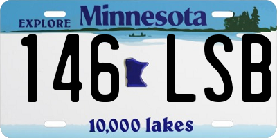 MN license plate 146LSB