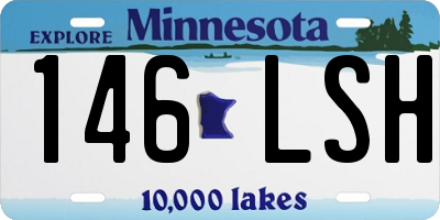 MN license plate 146LSH