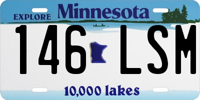 MN license plate 146LSM