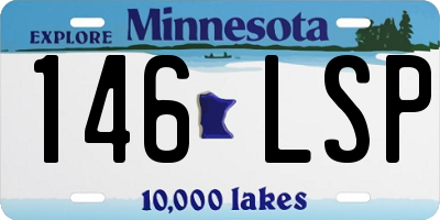 MN license plate 146LSP