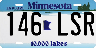 MN license plate 146LSR