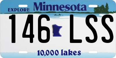 MN license plate 146LSS