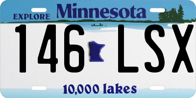 MN license plate 146LSX