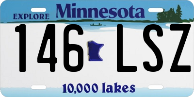 MN license plate 146LSZ