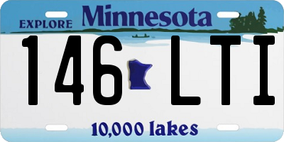 MN license plate 146LTI