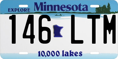 MN license plate 146LTM