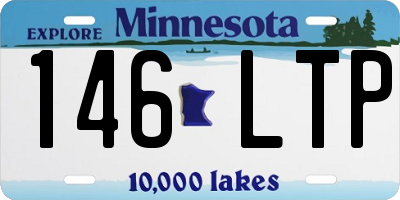 MN license plate 146LTP