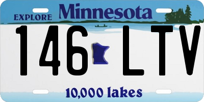 MN license plate 146LTV