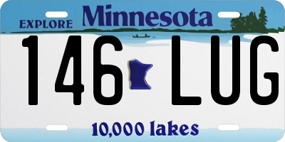 MN license plate 146LUG