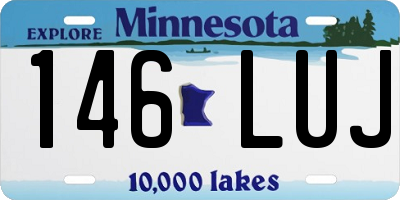MN license plate 146LUJ