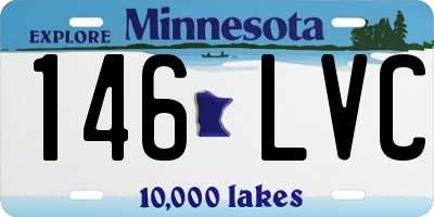 MN license plate 146LVC