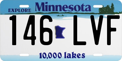 MN license plate 146LVF