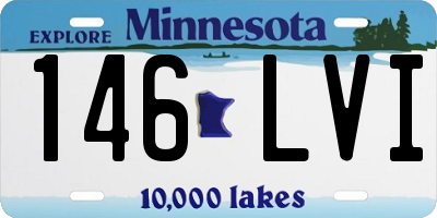 MN license plate 146LVI