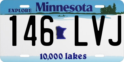 MN license plate 146LVJ