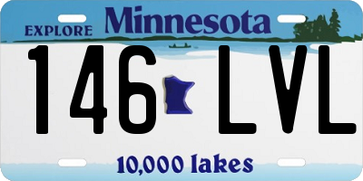 MN license plate 146LVL