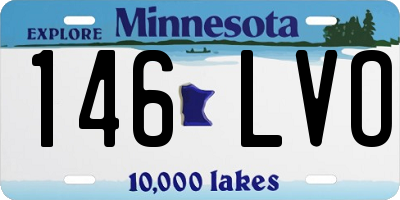 MN license plate 146LVO