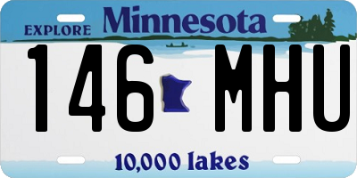 MN license plate 146MHU