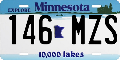 MN license plate 146MZS