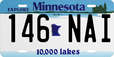 MN license plate 146NAI