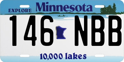 MN license plate 146NBB