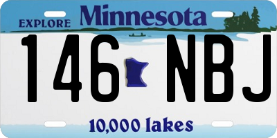 MN license plate 146NBJ