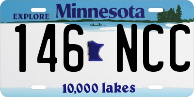 MN license plate 146NCC