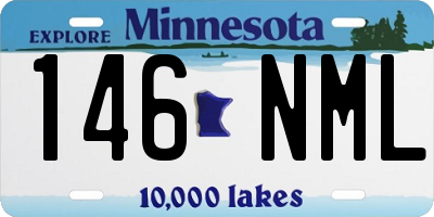 MN license plate 146NML