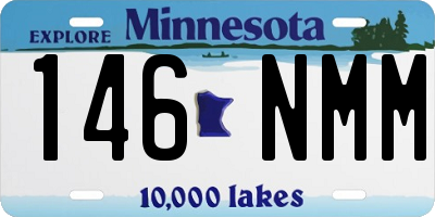 MN license plate 146NMM