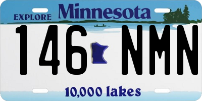 MN license plate 146NMN